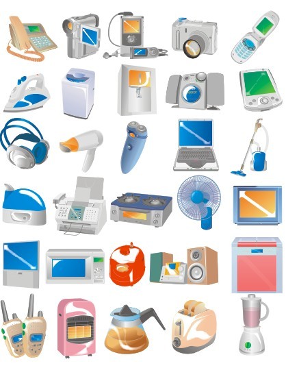 電器矢量圖 現(xiàn)代設(shè)計與高效溝通的視覺橋梁